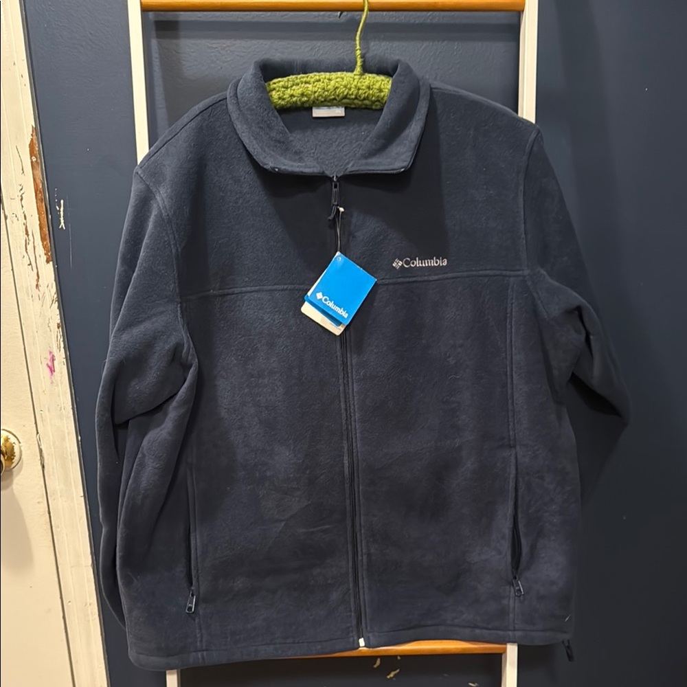 Columbia Blue Performance Jacket Full-Zip Fleece